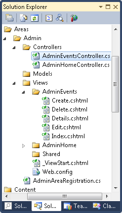ASP.NET MVC 3: Controller and views generated by controller scaffolding feature
