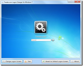 Tweaks Logon Changer for Windows 7