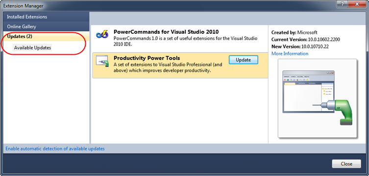 VS 2010 Productivity Power Tools Update (with some cool new features)