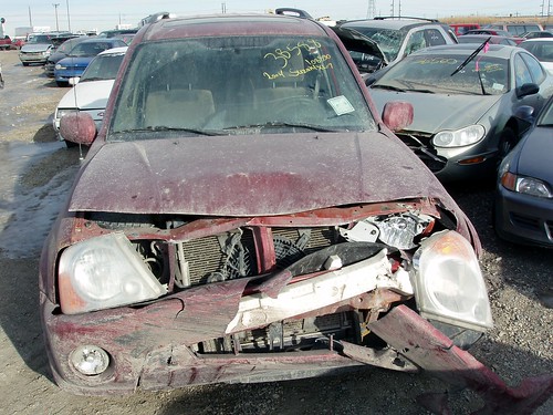 What's left of the front of my car