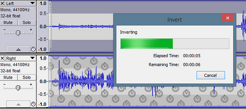 Inverting a track