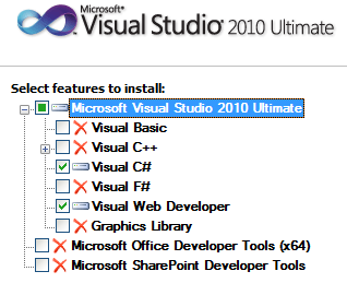 VS2010 - Small Install