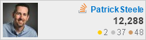 profile for Patrick Steele at Stack Overflow, Q&A for professional and enthusiast programmers