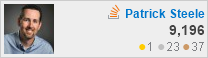 profile for Patrick Steele at Stack Overflow, Q&A for professional and enthusiast programmers