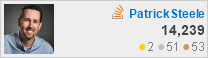 profile for Patrick Steele at Stack Overflow, Q&A for professional and enthusiast programmers