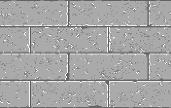 Front wall, close by